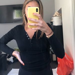 BRANDY MELVILLE RIBBED LONG SLEEVE